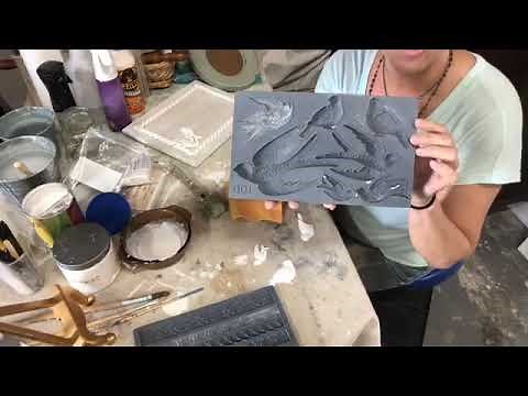 Let's use some IOD Moulds to make beautiful frames pop!