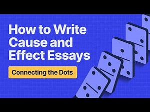How to Write Cause and Effect Essays (Connecting the Dots)