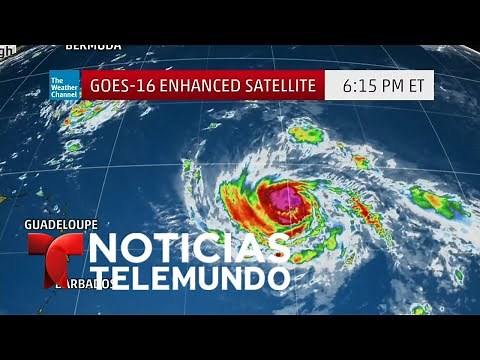 EN VIVO: Imágenes satelitales de la trayectoria del huracán Irma | Noticiero | Noticias Telemundo
