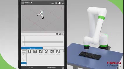 The newest additions to our #CRX #collaborative #robot e-learning library is online now! E-learning modules 8.1 & 8.2 cover how to set up the force control push function and force control phase match function using the integrated sensors of the robots. ➡️ https://crx.fanuc.eu/cobot-crx-training/ | FANUC Europe