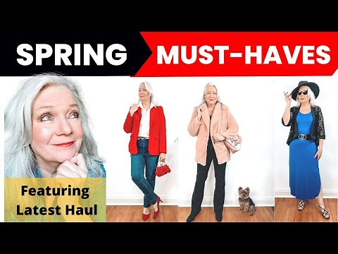Outfit Inspirations With Spring Fashion Haul 2024 Women over 50