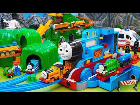 Plarail Shinkansen ☆ Construction of multi-purpose Takara Tomy 3-lane Subway Base Control Center