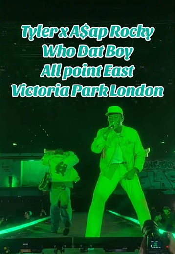 Tyler the Creator & A$AP Rocky Perform 'Who Dat Boy' at All Point East Festival