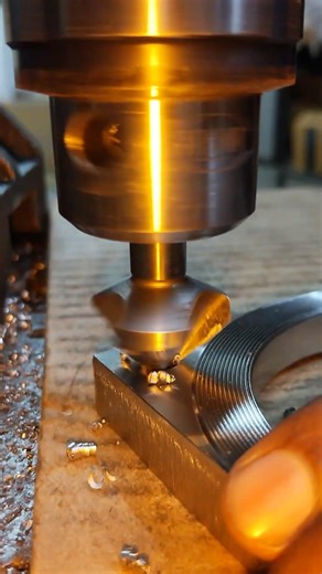 HOW TO USE CHAMPER TOOL FOR SS MATERIAL FOR SOFT FENISH #cnc #ezcad #engraving #machining #lazer