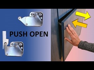 How to install push opening system