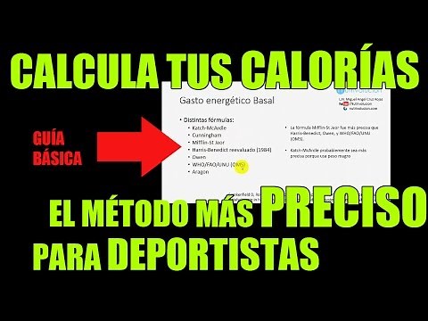 Como Calcular Tus Calorías y Hacer tus Propias Dietas (Calcula tu Gasto Energético Total)