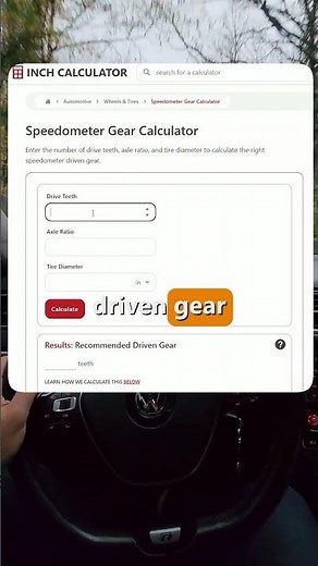 🚗 Changed your tires or transmission and your speedometer is off?