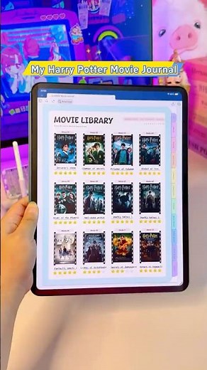 GoodNotes Movie Journal Setup ✨ | Digital Planner idea 🍿