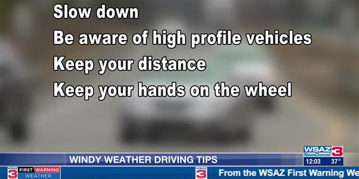 Safety tips for driving in high winds