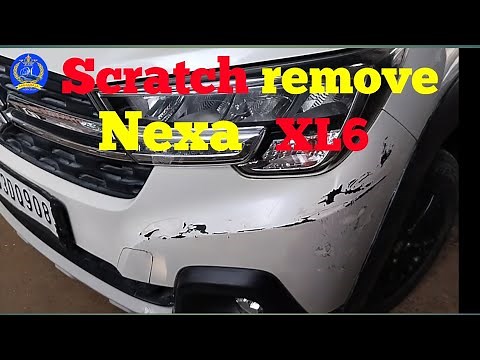 How to Remove Scratches from car permanently, (easy) Nexa XL6