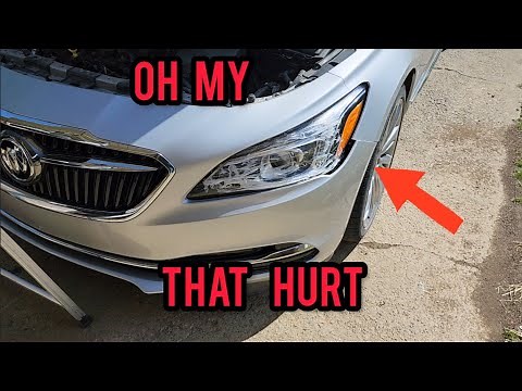 How to replace the headlight assembly on a 2017-2019 Buick Lacrosse