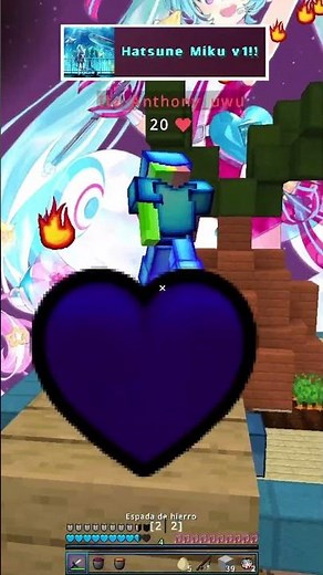 Hatsune Miku v1 !!! PVP Texture Pack Minecraft Java & Bedrock #shorts