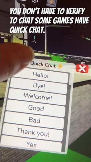 Don’t verify your age to chat in Roblox.