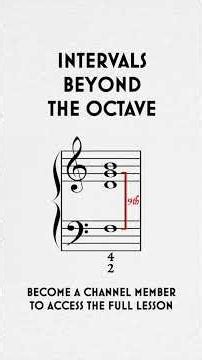 Intervals Beyond the Octave