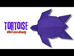 "How to Fold an Easy Origami Tortoise Step by Step!" #tortoise