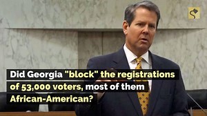 12K views · 153 reactions | Fact Check: Did Georgia "block" the registrations of 53,000 voters, most of them African-American? Full Report: https://trib.al/rnC1AZH | snopes.com | Facebook