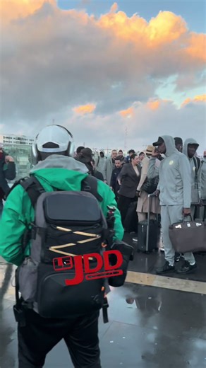 #can2025 Arrivée des Lions à #Rabat pour la finale contre le #Maroc #senegal #foot