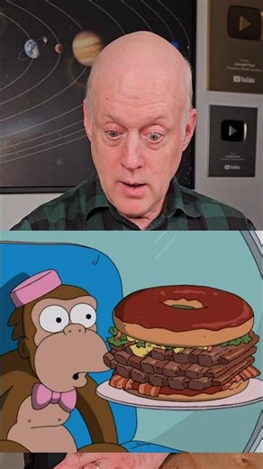 Krusty's All-New Crispy Cholesteral cranked Ribwich!🍖 #shorts #simpsons #ribs #deepfried