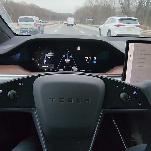 Tesla Auto-Lane Change Force Confirmation