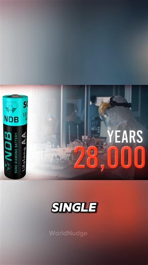 The Truth About Nuclear Diamond Batteries #facts #reels #didyouknow