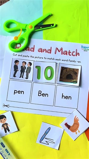 Building strong reading foundations starts here 💛 This CVC cut and paste activity supports: ✔️ Sound blending ✔️ Word recognition ✔️ Vocabulary growth ✔️ Early comprehension ✔️ Fine motor skills Interactive learning helps children remember better and understand faster ✂️📚 Soft copy & hard copy available! #CVCactivity #EarlyLiteracy #HandsOnLearning #TeachReading #HomeschoolResources