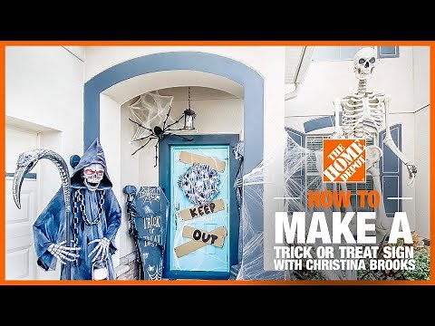 How to Make a DIY Trick or Treat Sign