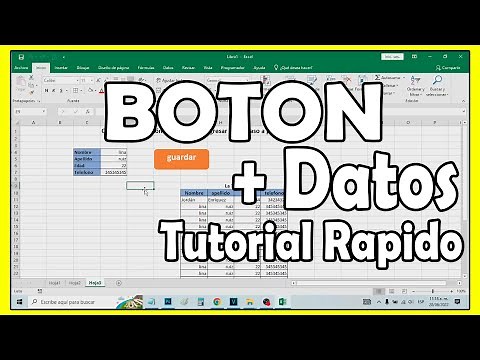 Cómo crear un botón en Excel para ingresar datos paso a paso - comoconfigurar