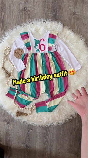 Crafting a Cute Birthday Romper for a Special Girl