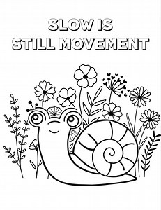 Slow is Still Movement Procreate Brush, Hand Drawn, Snail Stamp, Digital Word, Art Brush for Ipad, Lettering Illustration, Jinnylabarstudio. - Etsy Canada