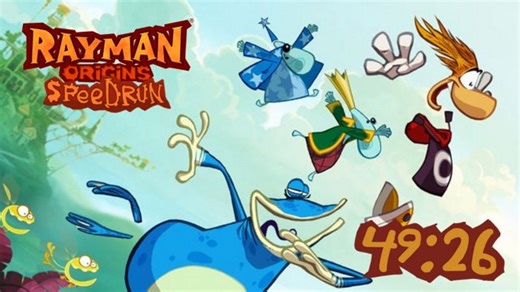 Rayman Origins Any% Speedrun SUB 0:50 OMGG