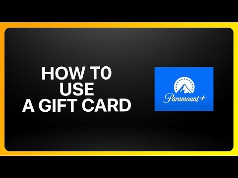 How To Use Paramount Plus Gift Card Tutorial