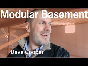 Modular Home Basement! Dave Cooper Tours a Modular Home in Connecticut! | Dave Cooper Live