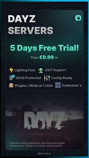 Dayz Servers - 5 Day`s FREE Trial ! #dayz #server