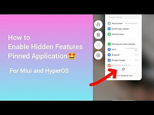 How to Enable Hidden Features: Pinned Applications in MIUI & HyperOS 🚀📱