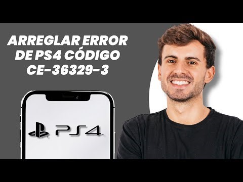 Cómo reparar el error de PS4 CE-36329-3 (guía fácil) «Ocurrió un error con el software del sistema»