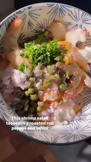 53K views · 346 reactions | SHRIMP SALAD WITH ROASTED RED PEPPER &...