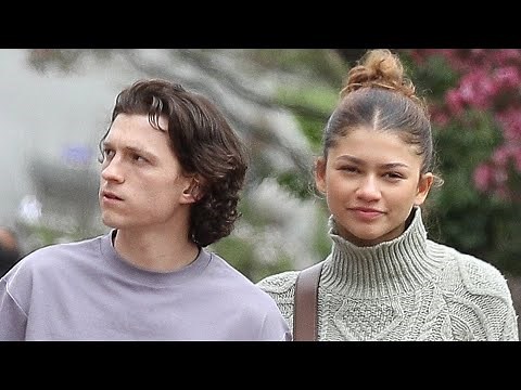 Zendaya and Tom Holland CUDDLE UP in Boston