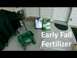 Early Fall Fertilizing: Scott's Turf Builder + Anderson's PGF Complete. Pt. 7 Full Season Lawn Care