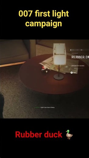 007 first light campaign rubber duck 🦆