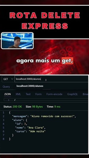 Backend com Express | Médoto Delete