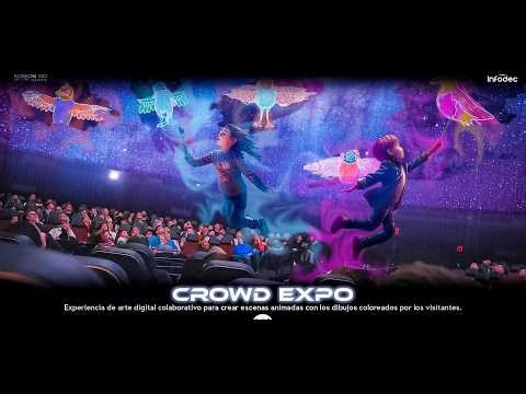 Crowd EXPO — A Collective Web-Based Artwork for Fulldome and Large-Scale Screens