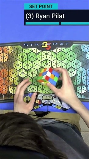 Rubik's Cube Solved One-Handed in 7.97 Seconds (H2H Finals)
