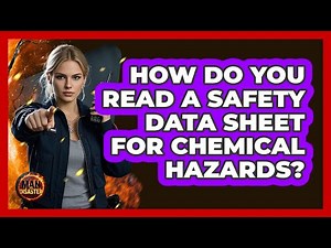 How Do You Read A Safety Data Sheet For Chemical Hazards? - Man vs. Disaster