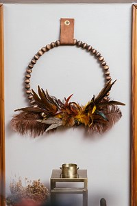 3 Wooden Bead Wreaths to DIY for Fall