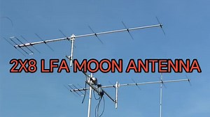 2X8 LFA 144 ANTENNA MOON BOUNCE #hamradio #amateurradio #hamradiooperator #amateurradiohobby #hamradiocommuity #TuneIntoTheWorld | 4 F 1 E B D Amateur Radio