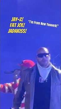 Jay-Z brings out Fat Joe & Jadakiss to end the final night! NYC STAND UP! #jayz #joeandjada #nyc