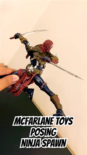 MCFARLANE TOYS || Posing Ninja Spawn 1/10 Scale Action Figure