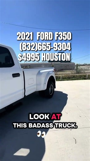 Drive the Power: 2021 Ford F-350 XLT Dually 4x4 in Houston for $4,995 Down #FordF350 #TruckLife