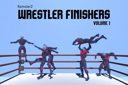 Wrestler Finishers Volume 1 | 3D Animations | Unity Asset Store