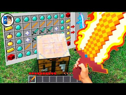 Realistic Minecraft in Real Life POV - AMAZING GIANT CRAFT Realistic Texture Pack En La Vida Real
